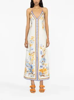 Zimmermann Halcyon Linen Midi Dress for rent on The Volte - image 2