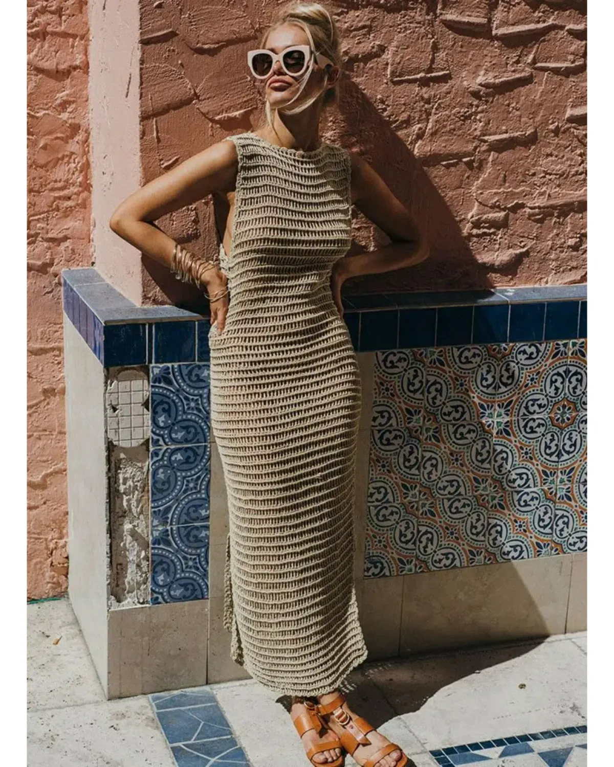 Sir The Label Edie Maxi Dress Nude Size 2 / AU 10 - Image 2