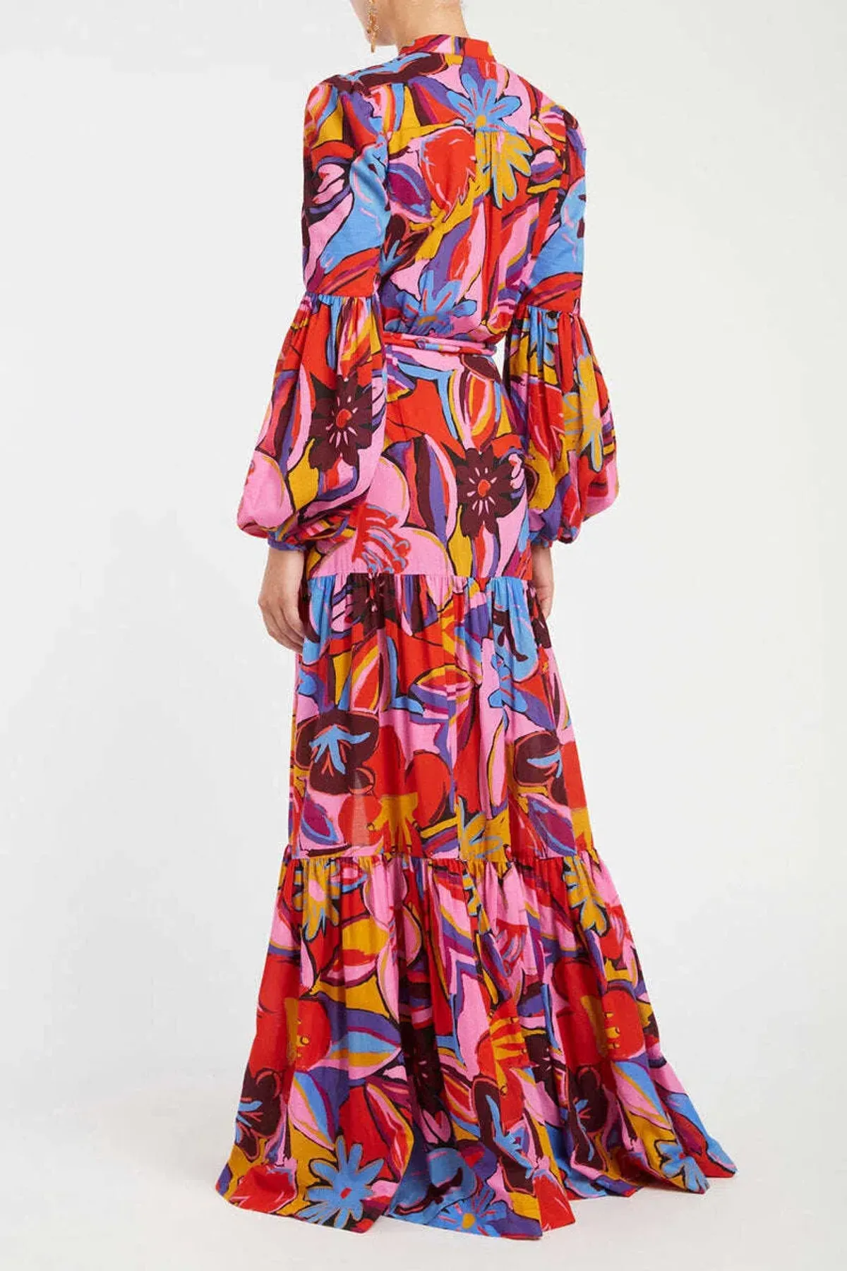 Rebecca Vallance Positano Kaftan Print Size 8 - Image 2