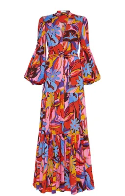 Rebecca Vallance Positano Kaftan Print Size 8 for rent on The Volte - image 4