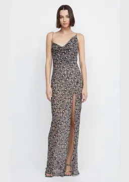 Bec & Bridge Portia Drape Maxi Dress Print Size 6 for rent on The Volte - image 1