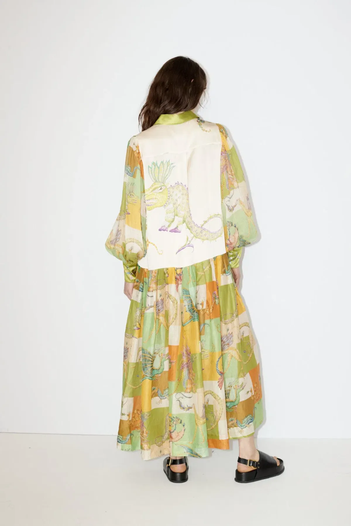 Alemais Jerome Shirtdress Multi Size 12 - Image 3