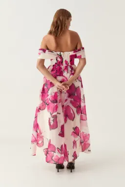 AJE Cordelia Corsetted Maxi Dress Falling Floral Size 14 for rent on The Volte - image 2