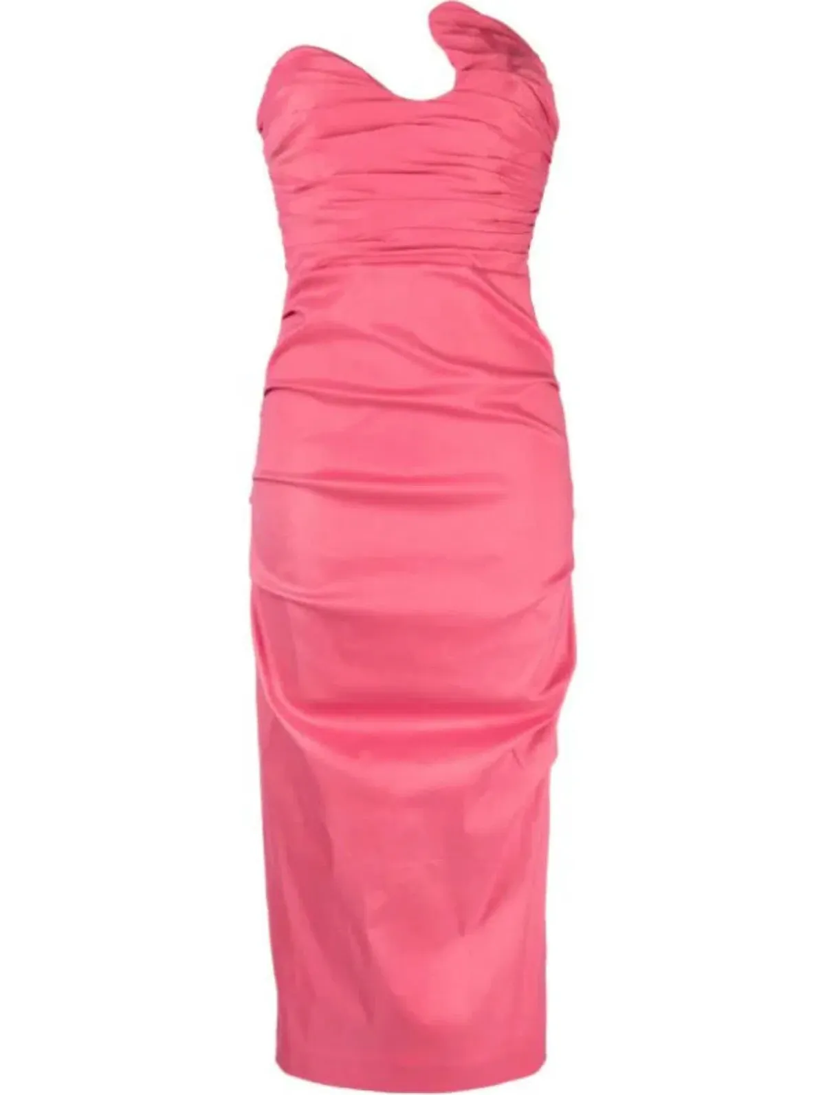 Rachel Gilbert Cheri Midi Dress Rose Size 12 - Image 3