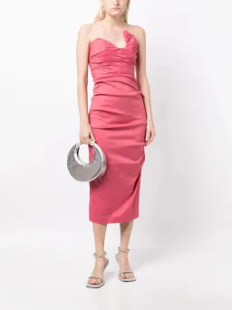 Rachel Gilbert Cheri Midi Dress Rose Size 12 for rent on The Volte - image 1