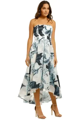 Moss and Spy Luna Strapless Dress Multi Size 8 for rent on The Volte - image 2