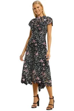 Moss and Spy Birdy Dress Floral Multi Print Size 14 for rent on The Volte - image 1
