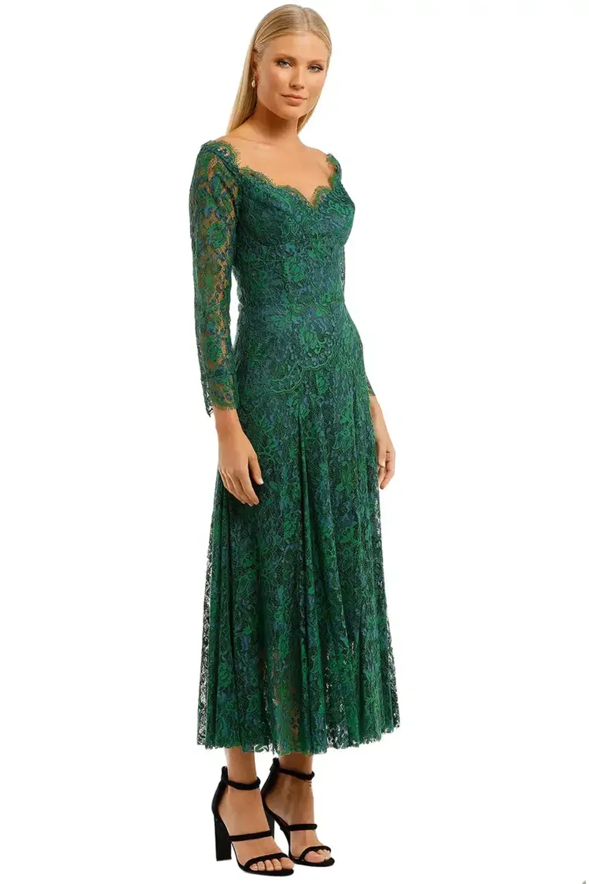 Moss and Spy Kathleen Dress Green Size 10 - Image 1