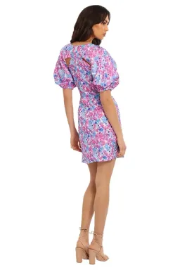 Nicholas Waverly Dress Orchid Multi Print Purple Size 6 for rent on The Volte - image 3