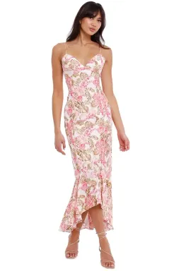 Significant Other Sangria Dress Floral Multi Print Size 10 for rent on The Volte - image 1