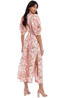 Significant Other Deanna Dress Sangria Floral Multi Print Size 12 for rent on The Volte - image 5