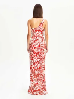 Alice McCall Daisy Daze Gown in Salsa Red Size 8 AU for rent on The Volte - image 3