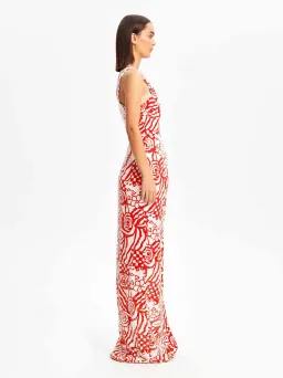 Alice McCall Daisy Daze Gown in Salsa Red Size 8 AU for rent on The Volte - image 4