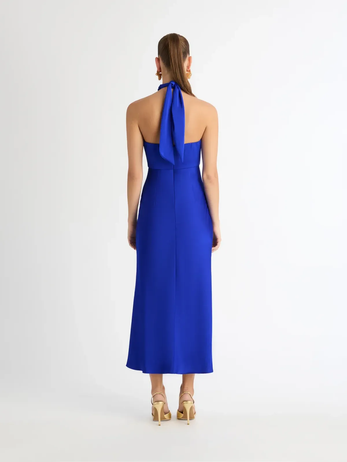 Sheike Jasmine Midi Dress Blue Size 10 - Image 3