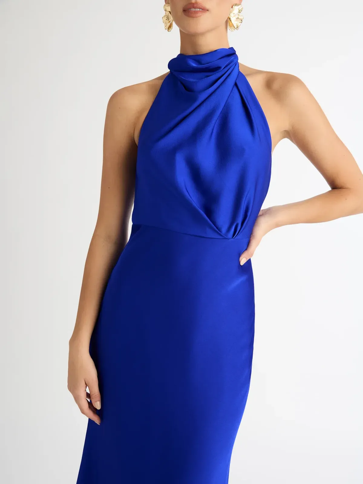 Sheike Jasmine Midi Dress Blue Size 10 - Image 2