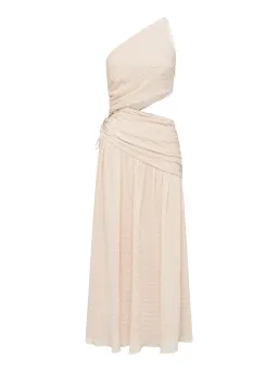 Alice McCall Lolita Midi Dress in Chai Latte Size 14 AU for rent on The Volte - image 5