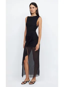 Bec & Bridge - The Julien Asym Maxi Dress Black - Size AU 6 for rent on The Volte - image 2