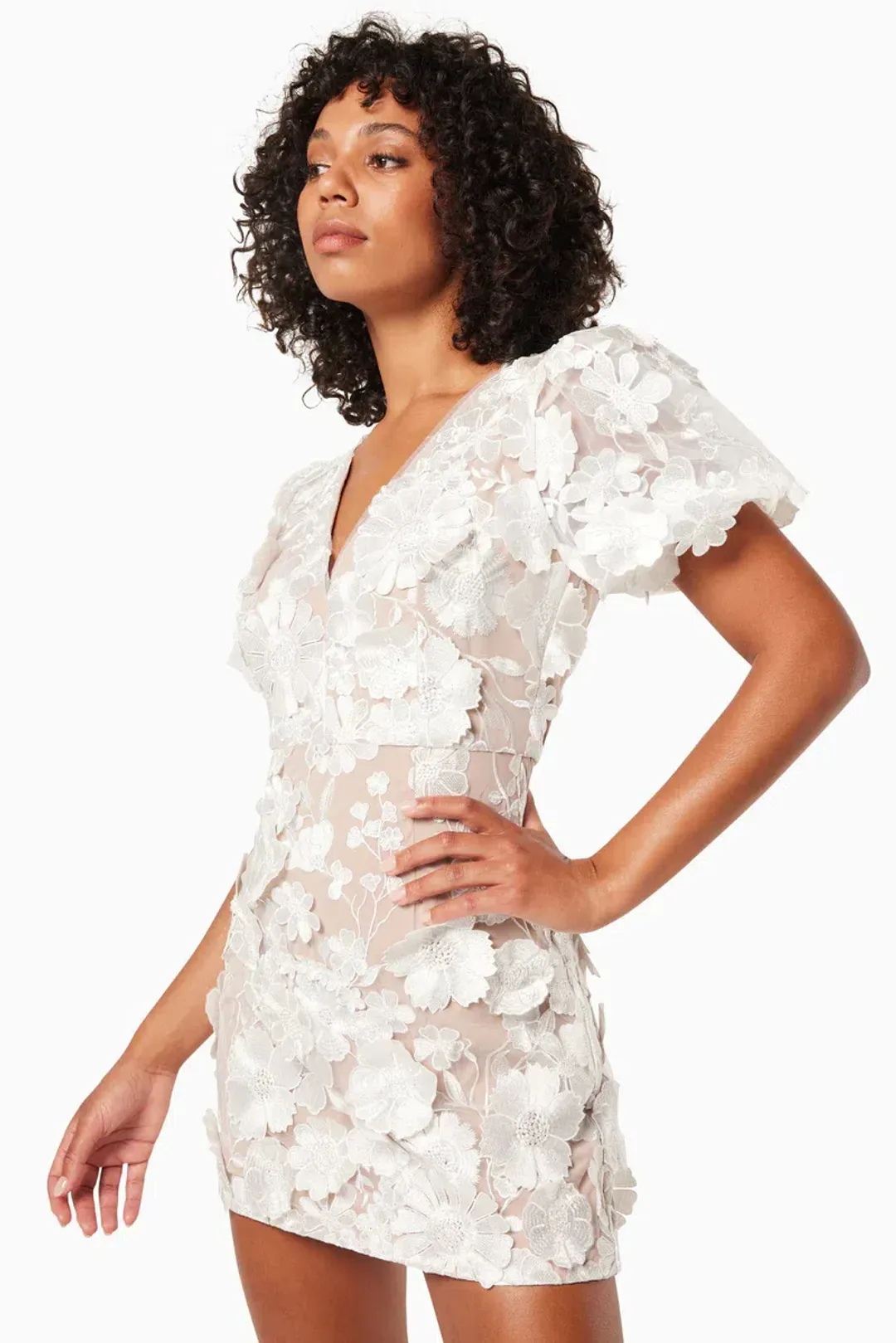 Elliat - Zayla Dress White - Size 12 for rent on The Volte - main image