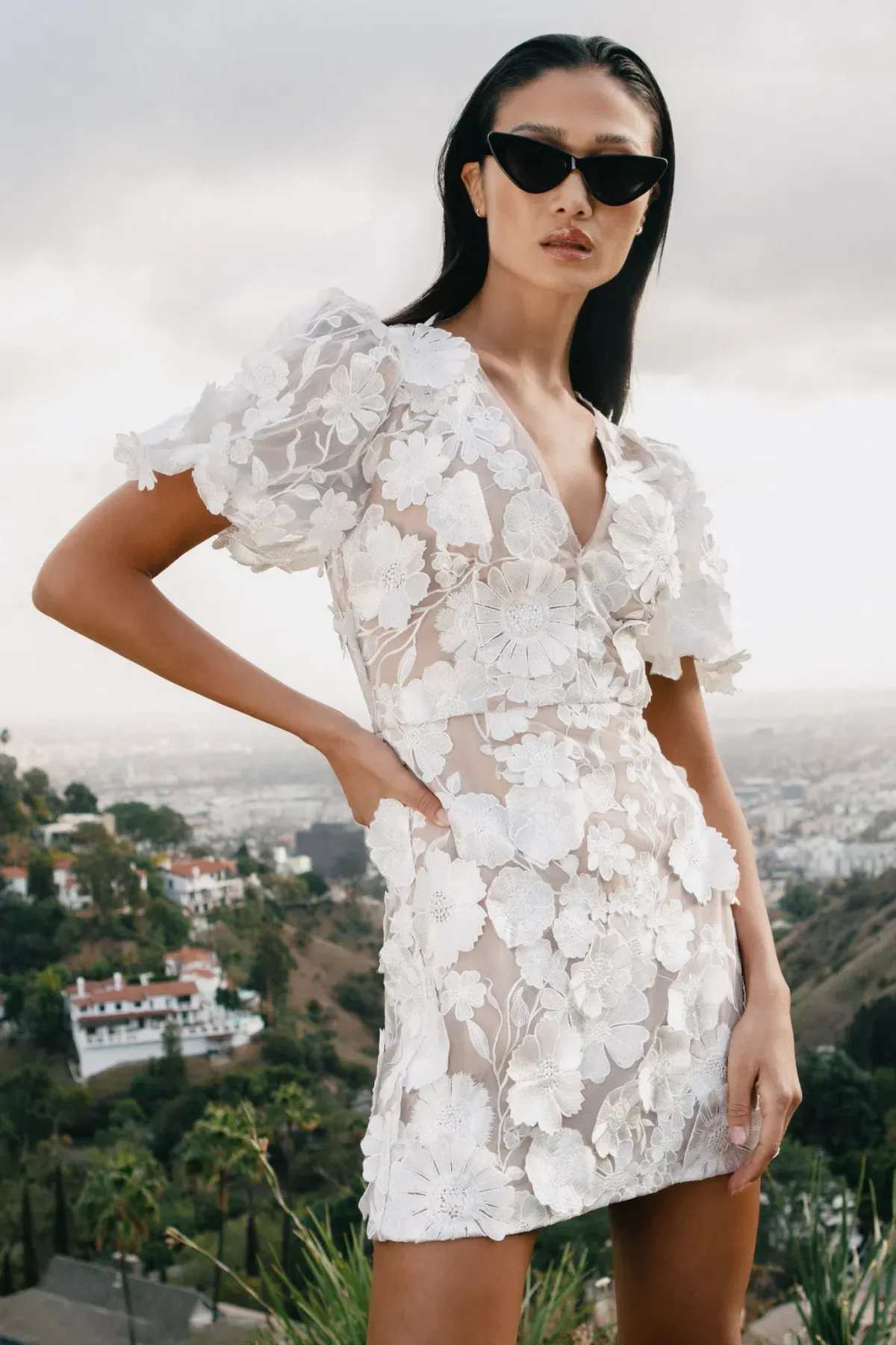 Elliat - Zayla Dress White - Size 12 for rent on The Volte - main image