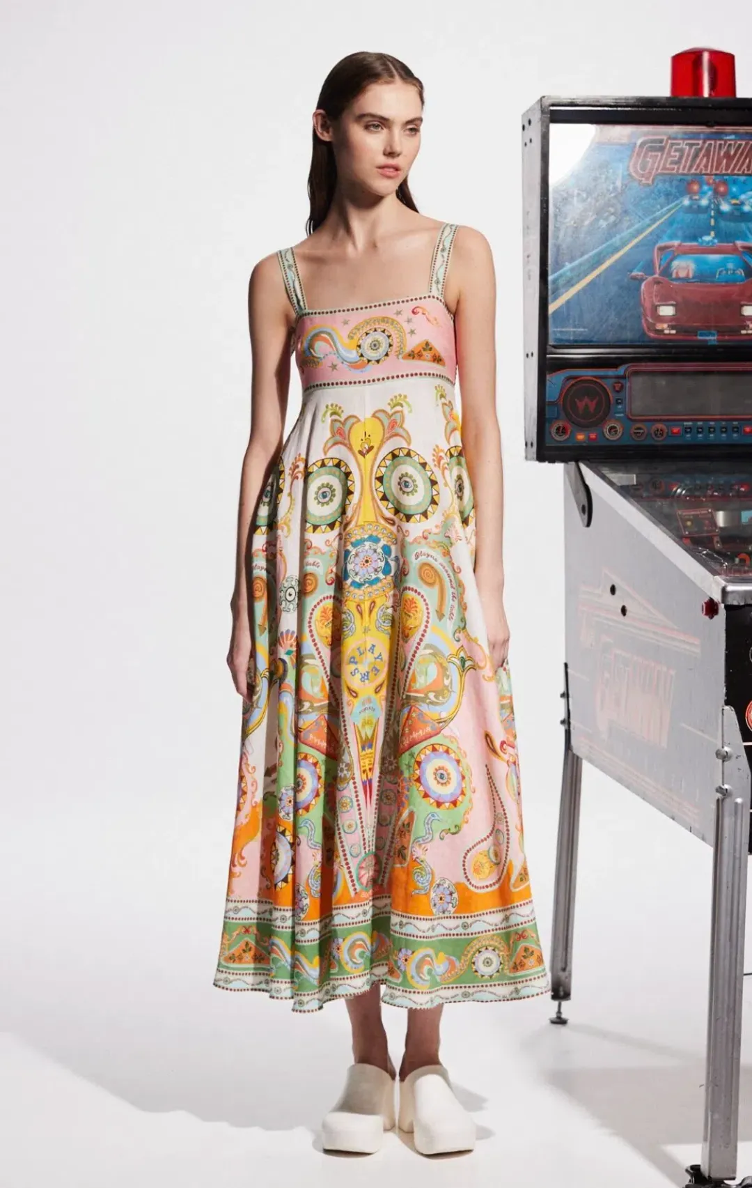 Alemais - Pinball Sundress - Size 14 for rent on The Volte - main image