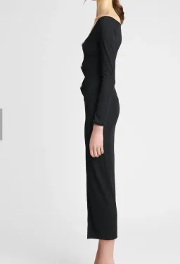 Nicola Finetti Romina Dress Black Size 10 for rent on The Volte - image 3