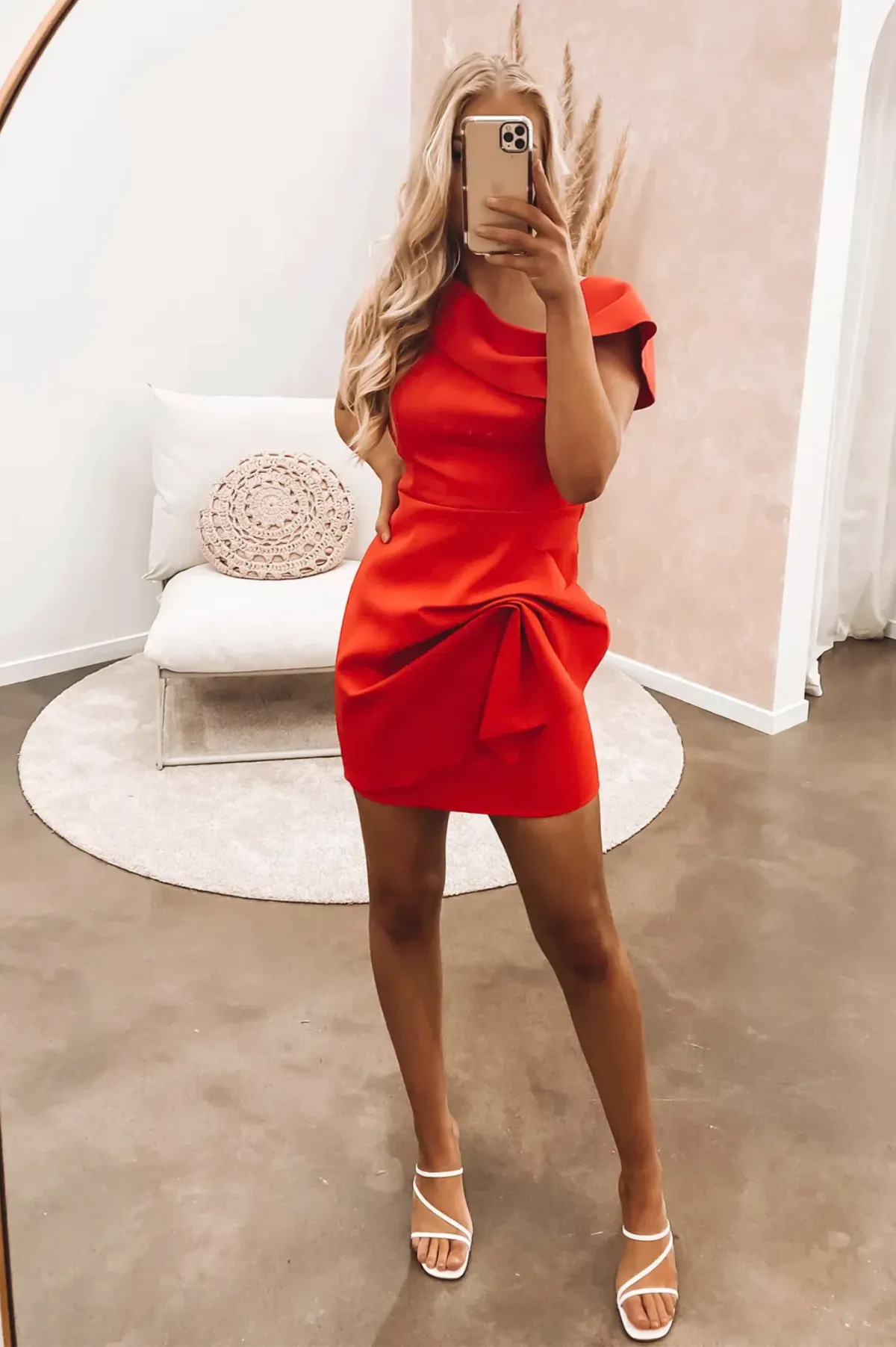 Mossman Into The Deep Mini Dress Red Size 8 - Image 5