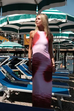 With Harper Lu Racer Dress Pink Multi Size S/Au 8 for rent on The Volte - image 3