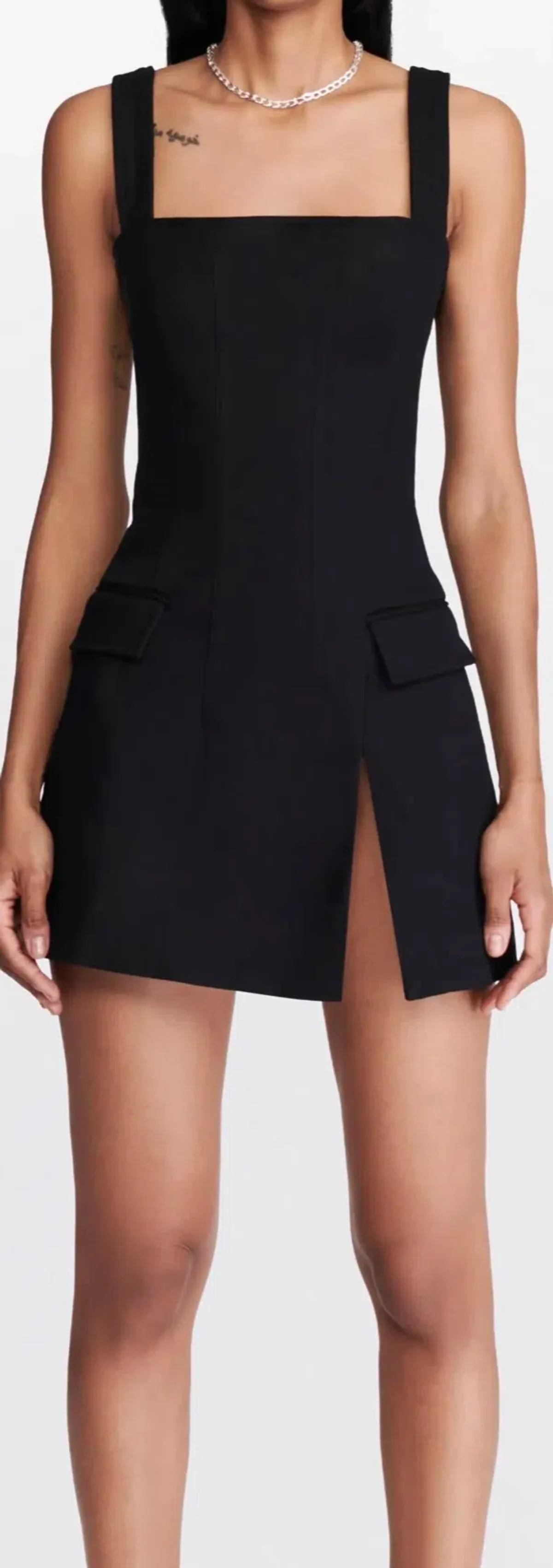 Dion Lee Frame Mini Dress Black Size 6 - Image 2