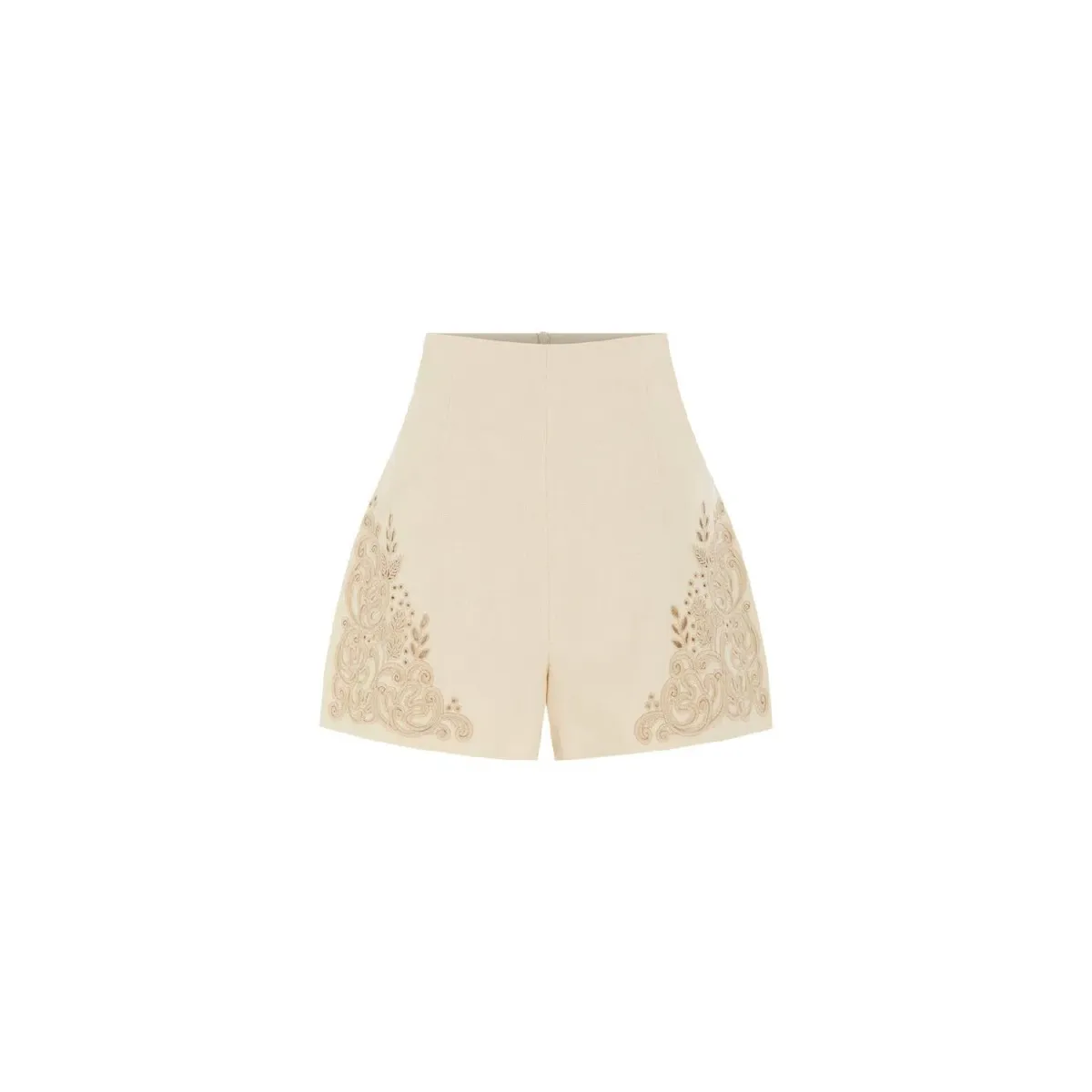 Alemais Violeta Shorts Cream Size AU 8 - Image 3