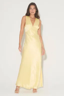 Hansel and Gretel Marcelle Dress Lemon Size M/Au 8 for rent on The Volte - image 1