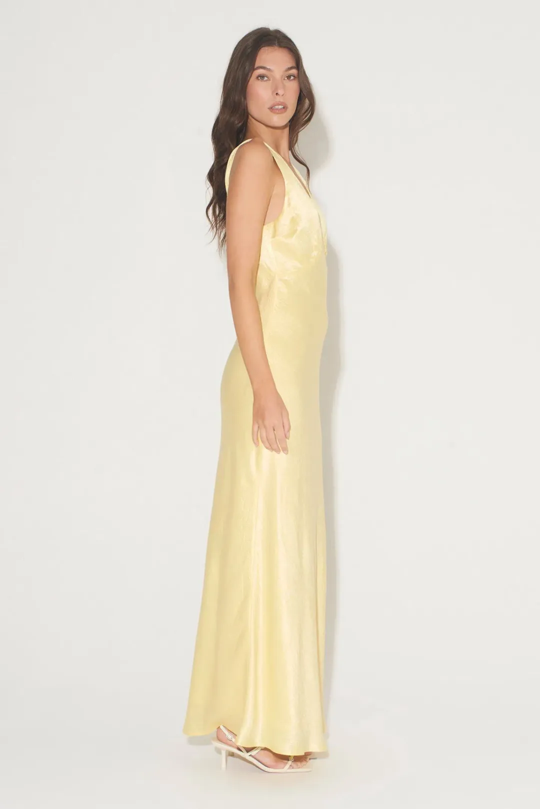 Hansel and Gretel Marcelle Dress Lemon Size M/Au 8 for rent on The Volte - main image