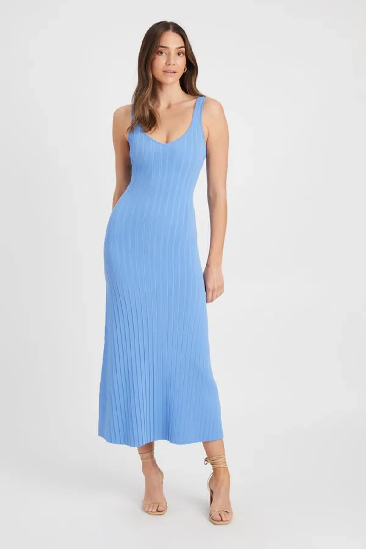 Kookai Stirling Strap Dress Periwinkle Blue Size 1/Au 8 for rent on The Volte - main image