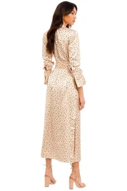 Significant Other Amara Dress Cream Black Polka Print Size 8 for rent on The Volte - image 3