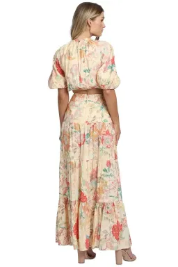 Significant Other Salvador Top and Skirt Set Picnic Peonies Multi Print Size 12 for rent on The Volte - image 3