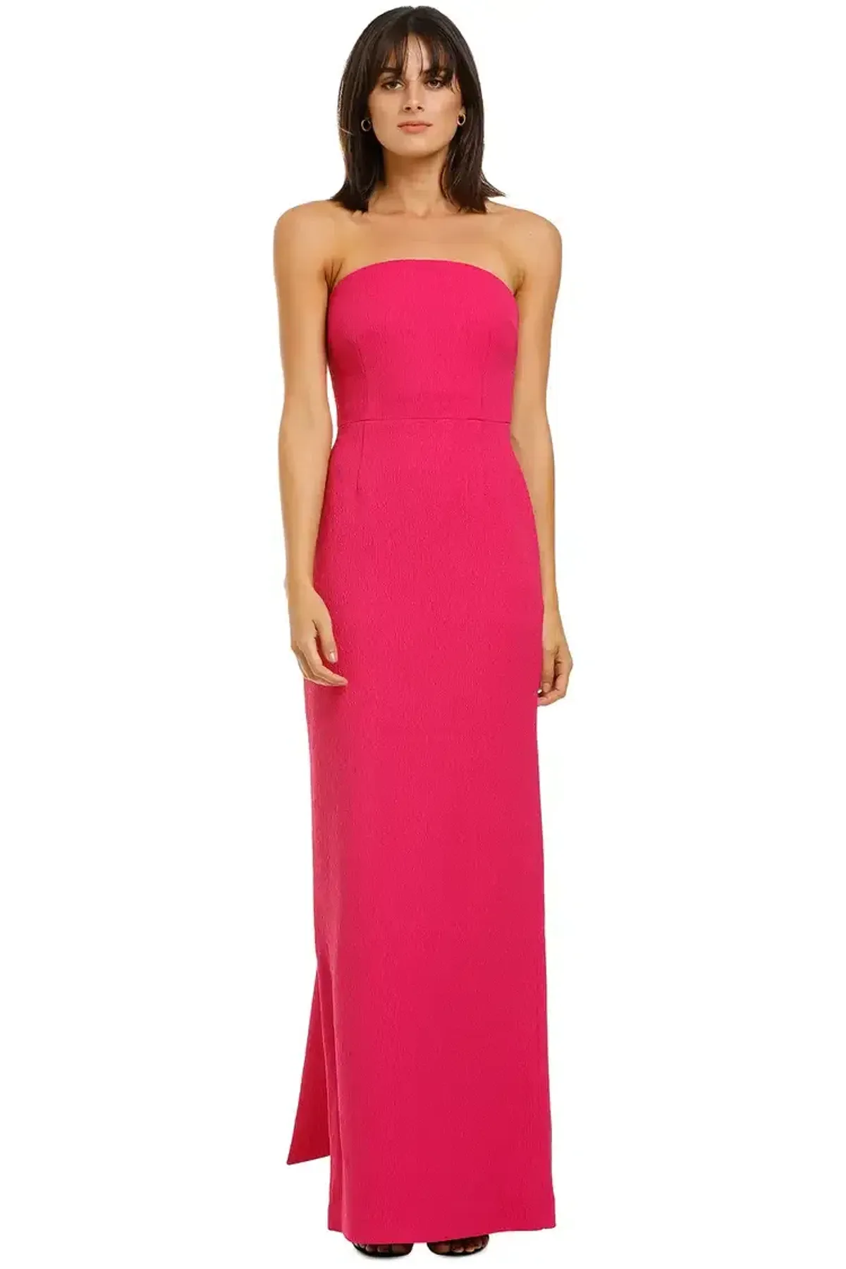 Rebecca Vallance Natalia Tie Gown Magenta Fuschia Pink Size 12 - Image 1