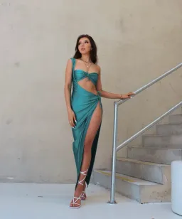 Jaste The Label Amazonite Dress Green Size 10 for rent on The Volte - image 1