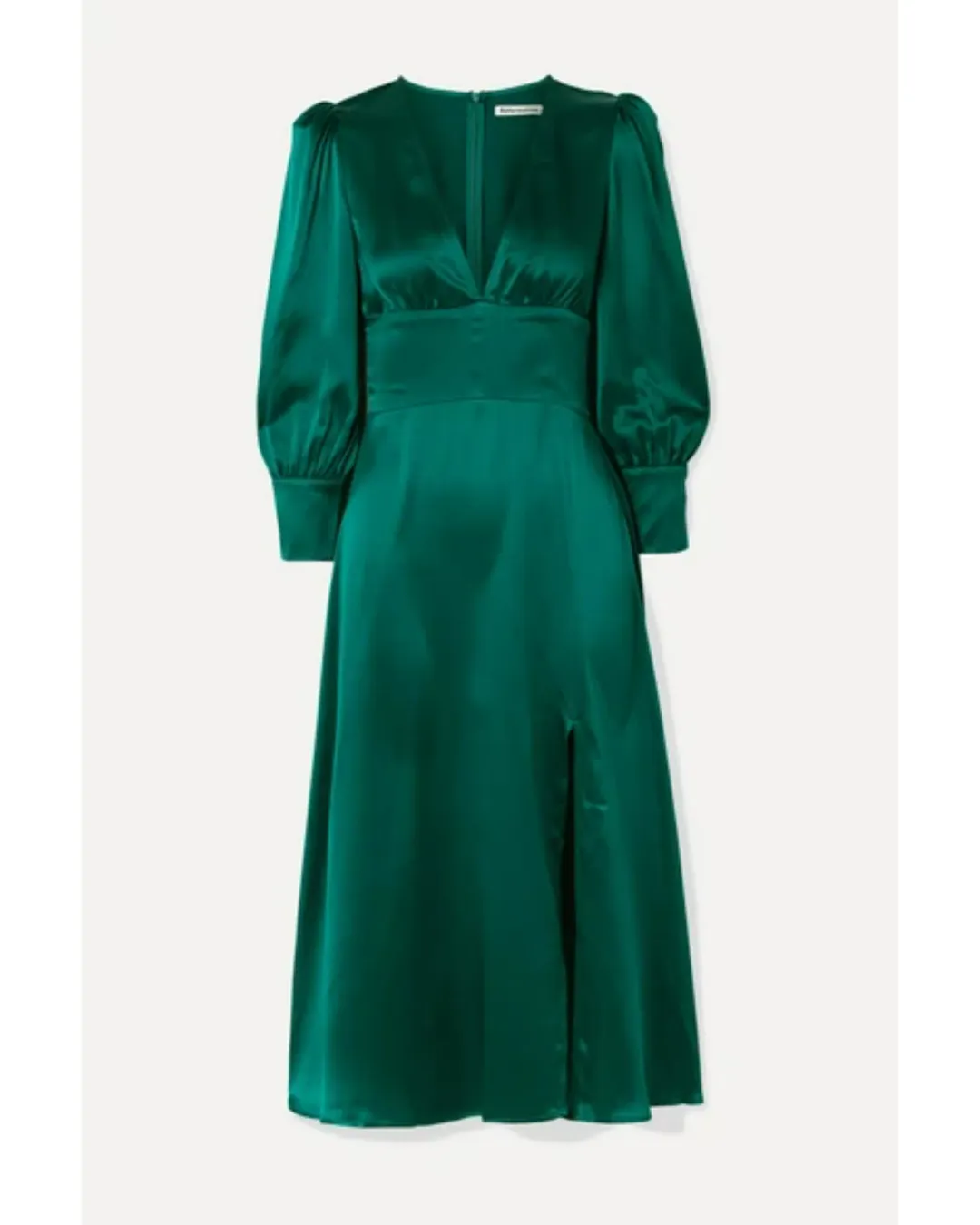 Reformation Keats Dress Emerald Size AU 10 for rent on The Volte - main image