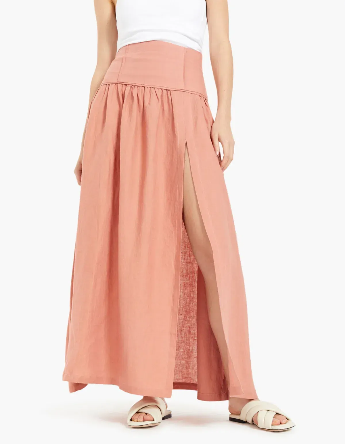 Bec & Bridge Alamos Maxi Skirt in Grapefruit Size 8 - Image 2