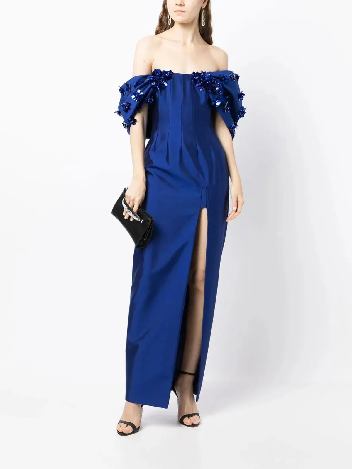 Rachel Gilbert Vito Gown Blue Size 5 / AU 16 - Image 1