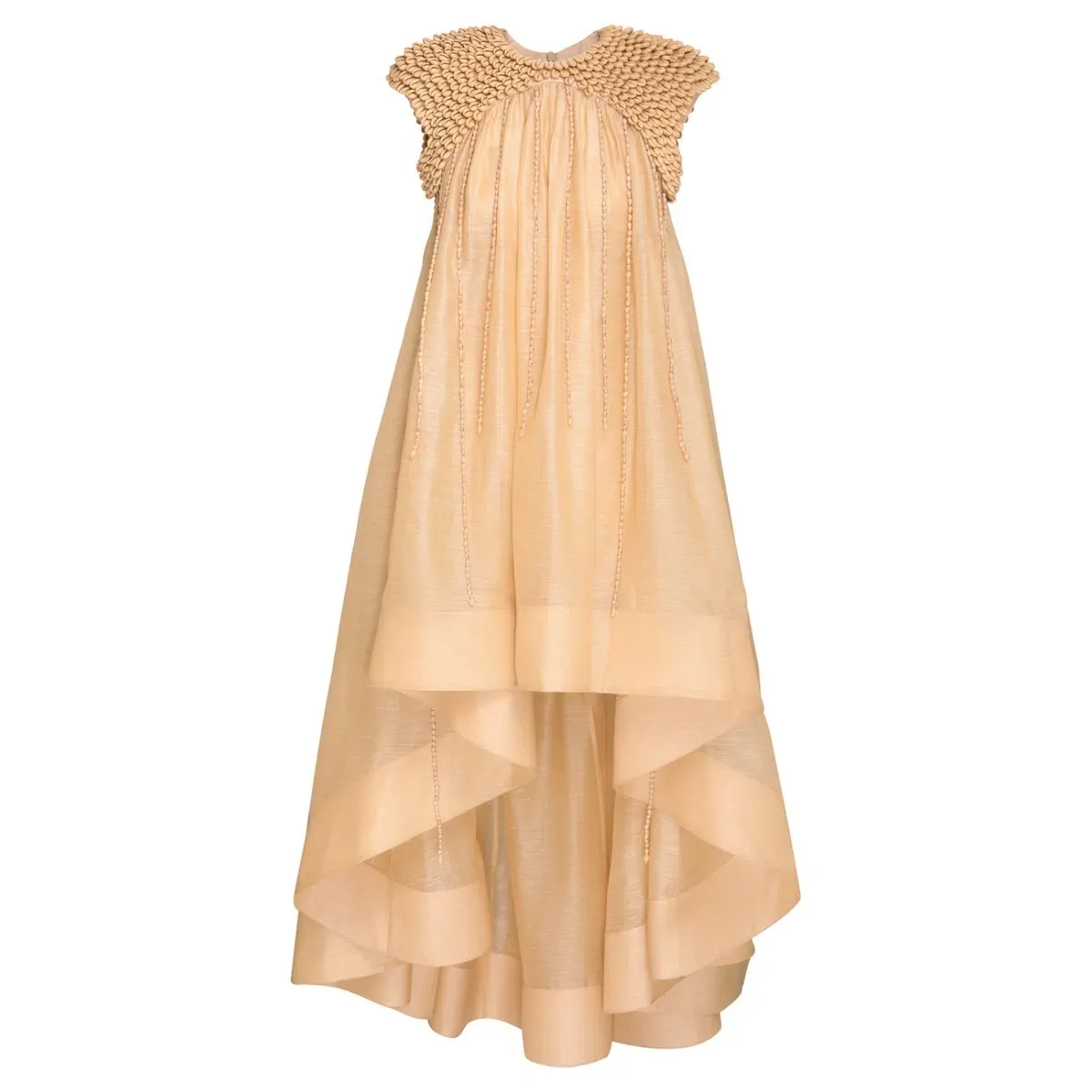 Zimmermann Coaster Embellished Gown Sand Size 0 / AU 8 - Image 3