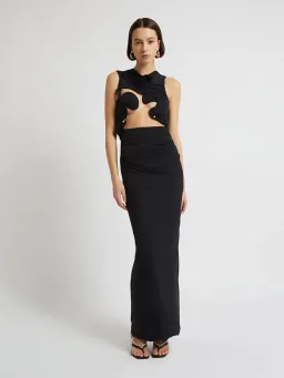 Christopher Esber Venus Tank Dress Black Size 6 for rent on The Volte - image 2
