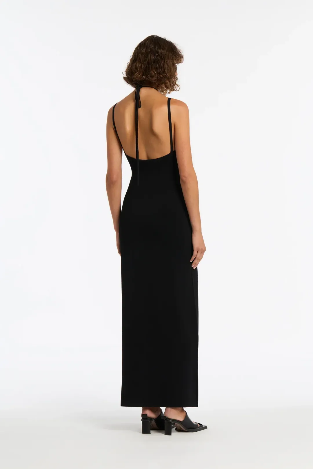 Sir The Label Nadja Midi Dress Black Size 0/ Au 6 for rent on The Volte - main image