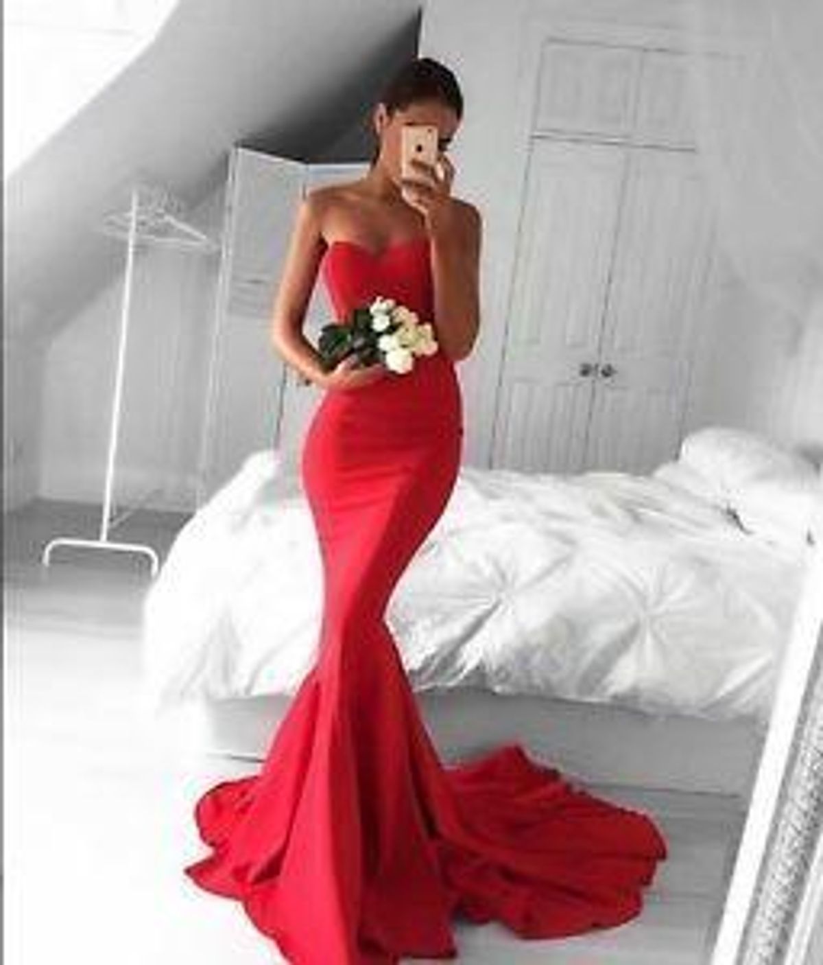 Elle Zeitoune Arianna Red size 8 for rent on The Volte - main image