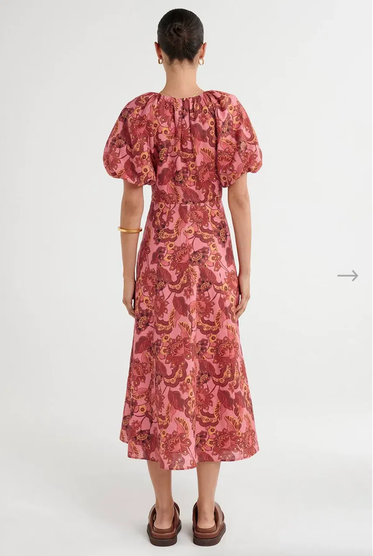 Steele Lola Dress Chambertin Size 10 - Image 4