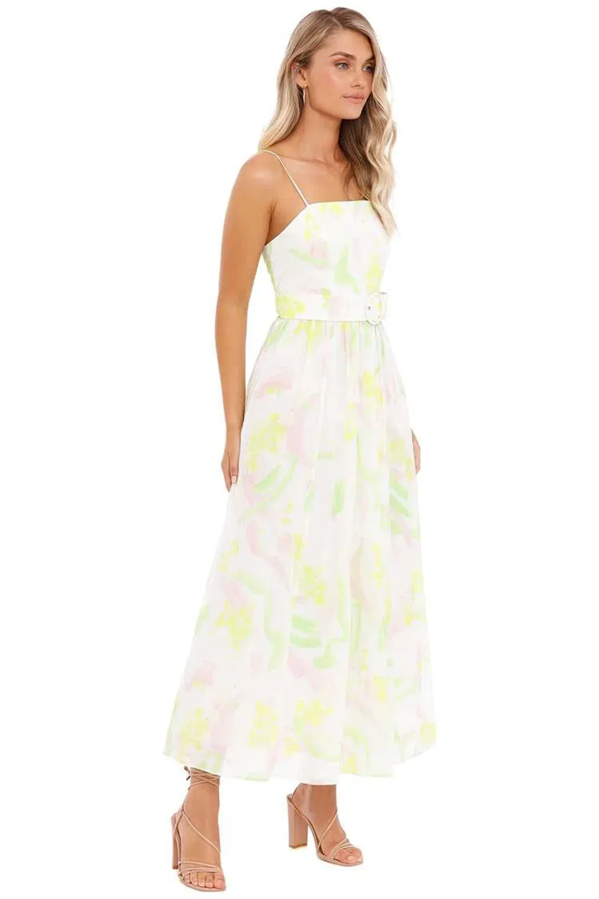 Steele Dalia Dress Spring Winds Multi Floral Size 12 - Image 2