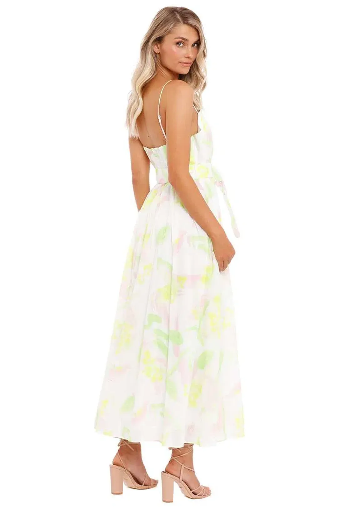 Steele Dalia Dress Spring Winds Multi Floral Size 12 for rent on The Volte - main image