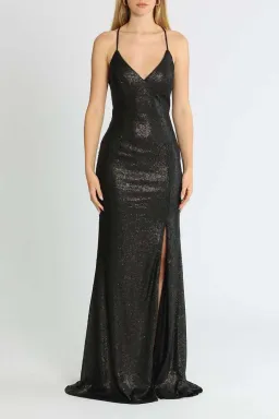 Tania Olsen India Gown Black Size 10 for rent on The Volte - image 1
