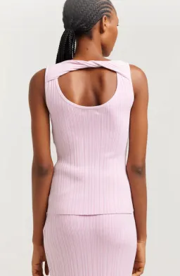 Henne Romee Knit Set Musk Pink Size 10 for rent on The Volte - image 5