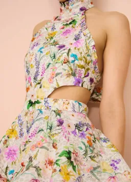Aqua Blu Heather Maxi Dress in Jardine Floral Print Size L / AU 12 for rent on The Volte - image 6
