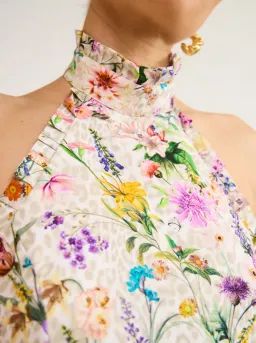 Aqua Blu Heather Maxi Dress in Jardine Floral Print Size L / AU 12 for rent on The Volte - image 7